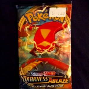 POKEMON 2000s Darkness Ablaze booster pack(open)